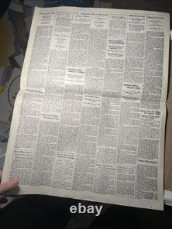 CAPTAIN AMERICA movie prop production Original COA NEWSPAPER Comic Book Art X1