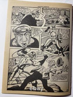 CAPTAIN AMERICA movie prop production Original COA Props VTG Comic Book Art X1