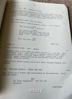 CHEECH & CHONG GO HOLLYWOOD Movie Screenplay Script THOMAS CHONG