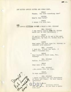 CHINATOWN ca. 1973 Jack Nicholson's copy of early draft film script