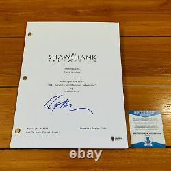 CLANCY BROWN SIGNED THE SHAWSHANK REDEMPTION MOVIE SCRIPT with BECKETT BAS COA