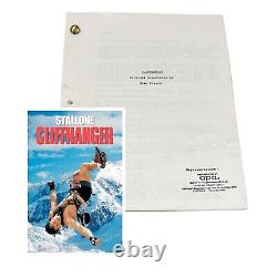 CLIFFHANGER Sylvester Stallone original agency Script Movie Prop
