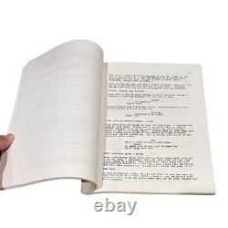CLIFFHANGER Sylvester Stallone original agency Script Movie Prop
