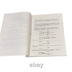 CLIFFHANGER Sylvester Stallone original agency Script Movie Prop