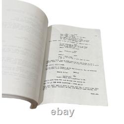CLIFFHANGER Sylvester Stallone original agency Script Movie Prop
