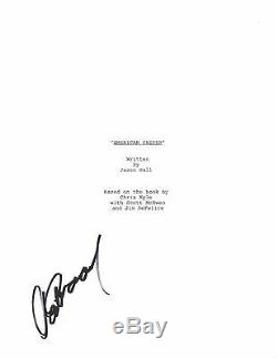 CLINT EASTWOOD SIGNED'AMERICAN SNIPER' 119 PAGE MOVIE SCRIPT WithCOA CHRIS KYLE