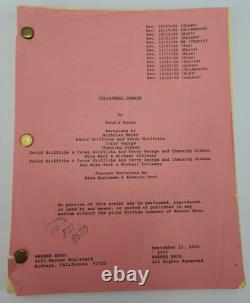COLLATERAL DAMAGE / Ronald Roose 2000 Screenplay, Arnold Schwarzenegger film COLLATERAL DAMAGE / Ronald Roose 2000 Screenplay, Arnold Schwarzenegger film