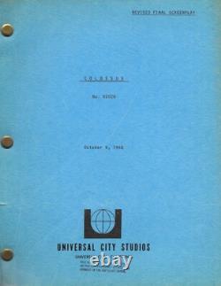 COLOSSUS THE FORBIN PROJECT original movie script signed by Eric Braeden