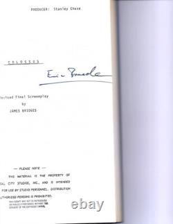COLOSSUS THE FORBIN PROJECT original movie script signed by Eric Braeden