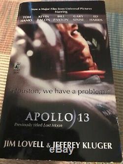 COMMANDER JIM LOVELL signed Apollo 13 book auto AUTOGRAPH Hanks movie NASA