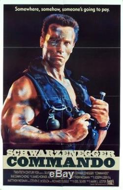 COMMANDO / Steven E. De Souza 1985 Movie Script Screenplay Arnold Schwarzenegger