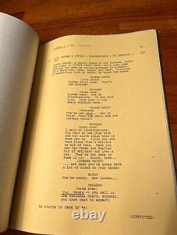 COMMAND 5 ORIGINAL 1983 TV MOVIE SCRIPT Signed by cast Wings Hauser