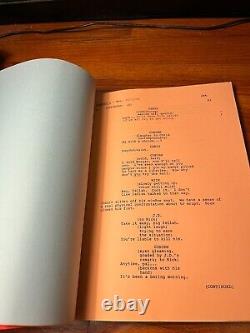 COMMAND 5 ORIGINAL 1983 TV MOVIE SCRIPT Signed by cast Wings Hauser