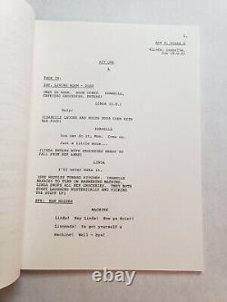 COWBOY JOE / Bob Dolman 1987 TV Movie Screenplay, Thomas Callaway & Patti LuPone
