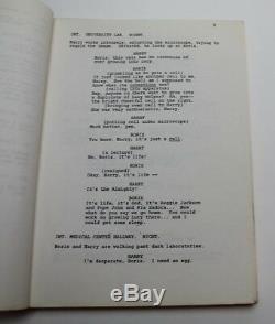 CREATOR / Jeremy Leven Movie Script Screenplay, eccentric scientist 1980s Sci Fi
