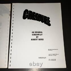 CREATURE Unmade Monster Movie Script Deluxe Sales Package Photos + COA