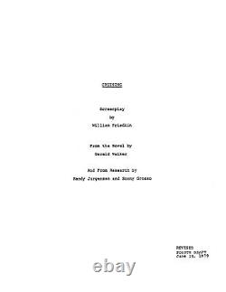 CRUISING extremely rare AL PACINO movie screenplay by WILLIAM FRIEDKIN