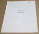 Capricorn One Peter Hyams Copy Of Movie Script For Trailer Production Paperwork