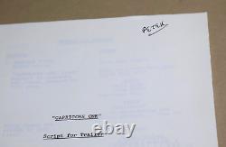 Capricorn One Peter Hyams Copy of Movie Script for Trailer Production Paperwork