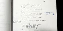 Cement 1997 Original Script Adrian Pasdar Film Frank Foster Estate Notes