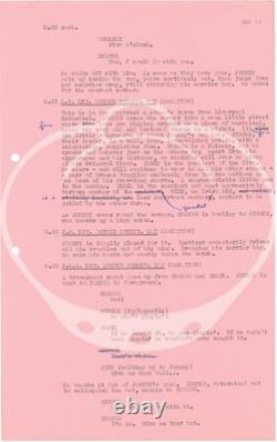 Charles Frend THE MAGNET Original screenplay for the 1950 film #146343