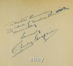 Charley Grapewin Uncle Henry Wizard Of Oz Film 1939 Autograph Signed Book'Rare