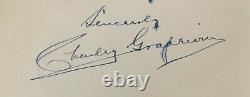 Charley Grapewin Uncle Henry Wizard Of Oz Film 1939 Autograph Signed Book'Rare