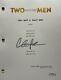 Charlie Sheen Signed Two And A Half Men Movie Script Psa Ah99283