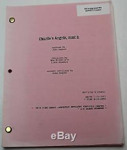 Charlie's Angels Full Throttle 2002 Movie Script Cameron Diaz, Drew Barrymore