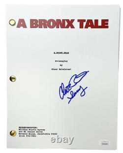 Chazz Palminteri Signed A Bronx Tale Movie Script JSA