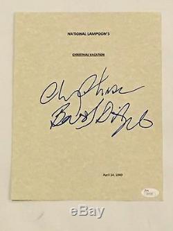 Chevy Chase & Beverly D'angelo Signed Christmas Vacation Movie Script Jsa Coa