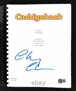 Chevy Chase Caddyshack Authentic Signed Movie Script Autographed BAS Witnessed