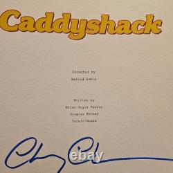 Chevy Chase Caddyshack Authentic Signed Movie Script Autographed BAS Witnessed