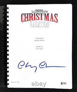 Chevy Chase Christmas Vacation Authentic Signed Movie Script BAS Witnessed