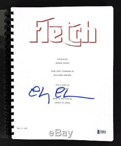 Chevy Chase Fletch Authentic Signed Movie Script Autographed BAS Witnessed