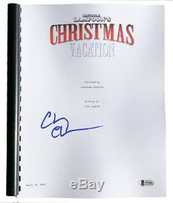 Chevy Chase Signed National Lampoons Christmas Vacation Movie Script BAS