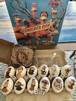 Chicken Run Rare Promotional Eggs & Hatching the Movie Book Set