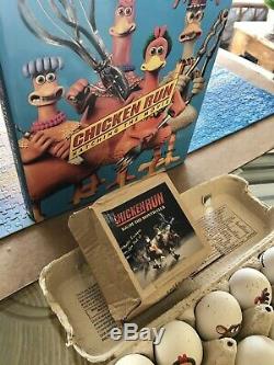 Chicken Run Rare Promotional Eggs & Hatching the Movie Book Set