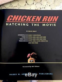 Chicken Run Rare Promotional Eggs & Hatching the Movie Book Set