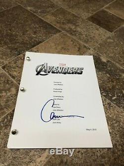 Chris Evans Avengers Steve Rogrs Signed Autographed Full Movie Script Marvel