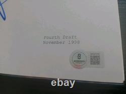 Christian Bale Signed Autograph American Pyscho Movie Script Screenplay Beckett