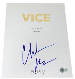 Christian Bale Signed Autograph Vice Full Movie Script Screenplay Beckett BAS CB