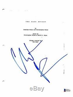 Christian Bale Signed Autographed The Dark Knight'batman' Movie Script Bas Coa