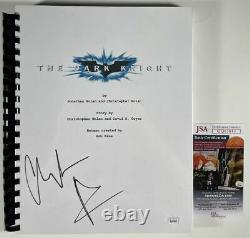 Christian Bale Signed The Dark Knight Full Movie Script Autograph Batman JSA COA