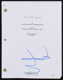 Christian Bale Signed The Dark Knight Full Movie Script (JSA COA) Batman