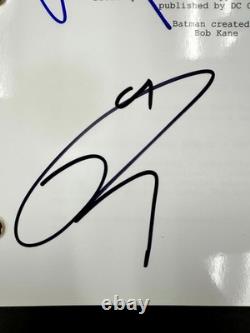 Christian Bale & Tom Hardy signed Dark Knight Movie Script autograph Beckett BAS