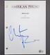 Christian Bale Autograph Signed American Psycho Movie Script Beckett Bas