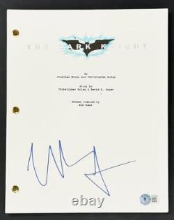 Christian Bale autograph signed The Dark Knight movie script Beckett BAS (A)