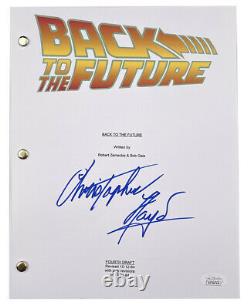 Christopher Lloyd Signed Back To The Future Movie Script JSA ITP