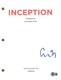 Christopher Nolan Inception Signed Autograph Movie Script Screenplay Beckett